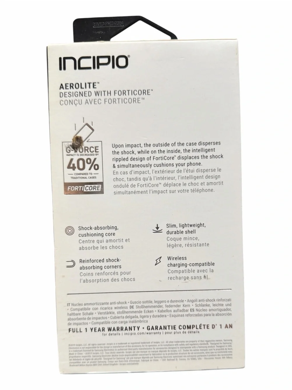 Incipio Aerolite Slim Protective Case for Samsung Galaxy S10+ - Gray